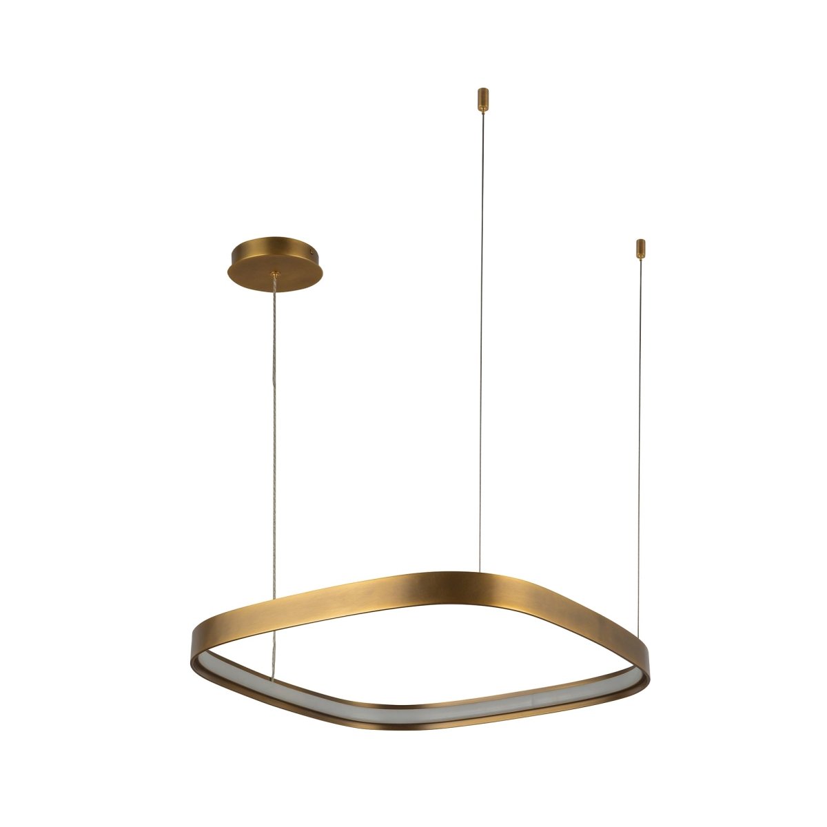Suspension Yukon - Laiton vintage 19 3/4" by Kuzco Lighting | Luminaires & cie