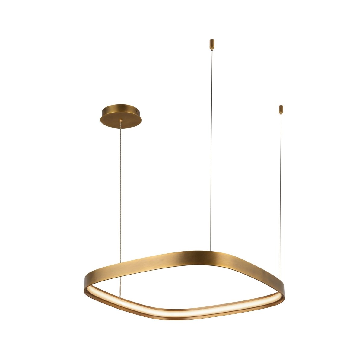 Suspension Yukon - Laiton vintage 19 3/4" by Kuzco Lighting | Luminaires & cie