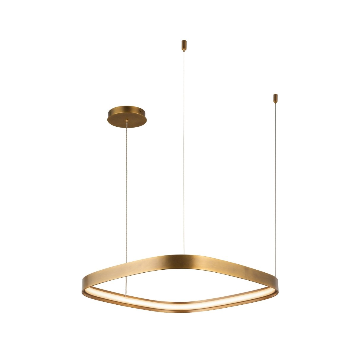 Suspension Yukon - Laiton vintage 19 3/4" by Kuzco Lighting | Luminaires & cie
