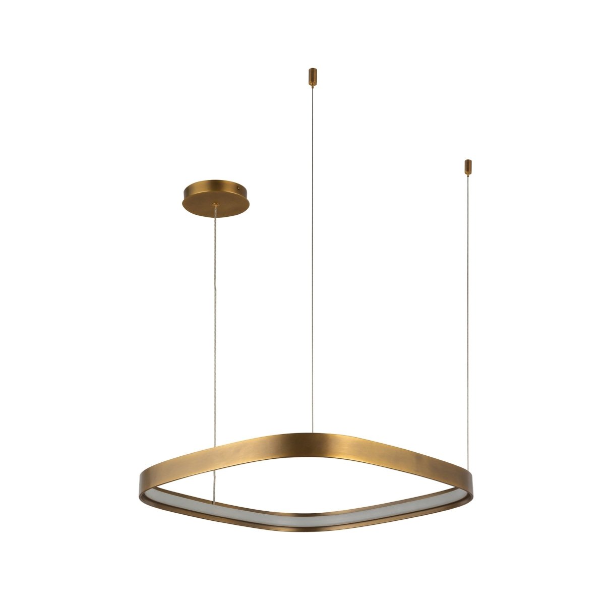 Suspension Yukon - Laiton vintage 19 3/4" by Kuzco Lighting | Luminaires & cie