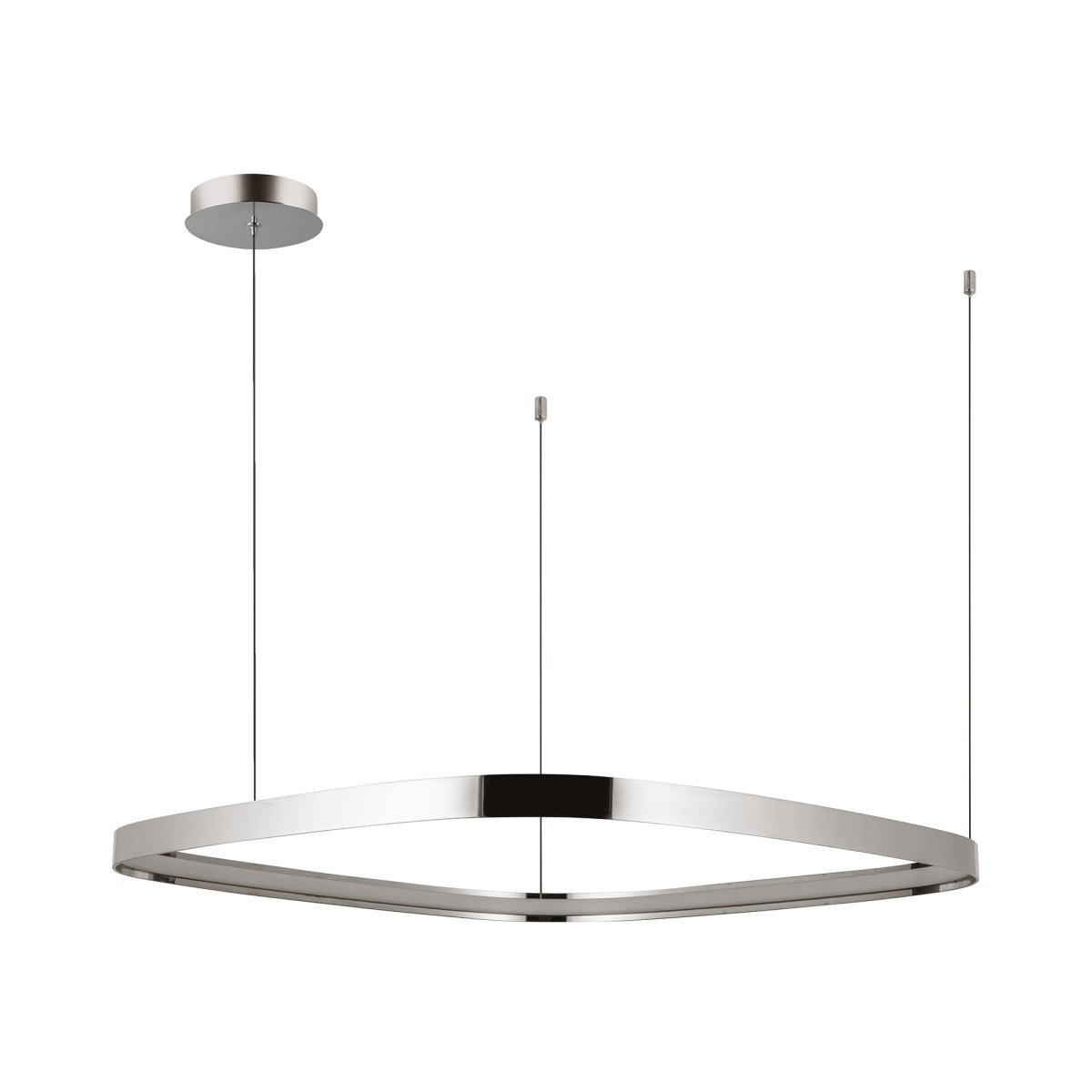 Suspension Yukon - Nickel poli 31 1/2" by Kuzco Lighting | Luminaires & cie