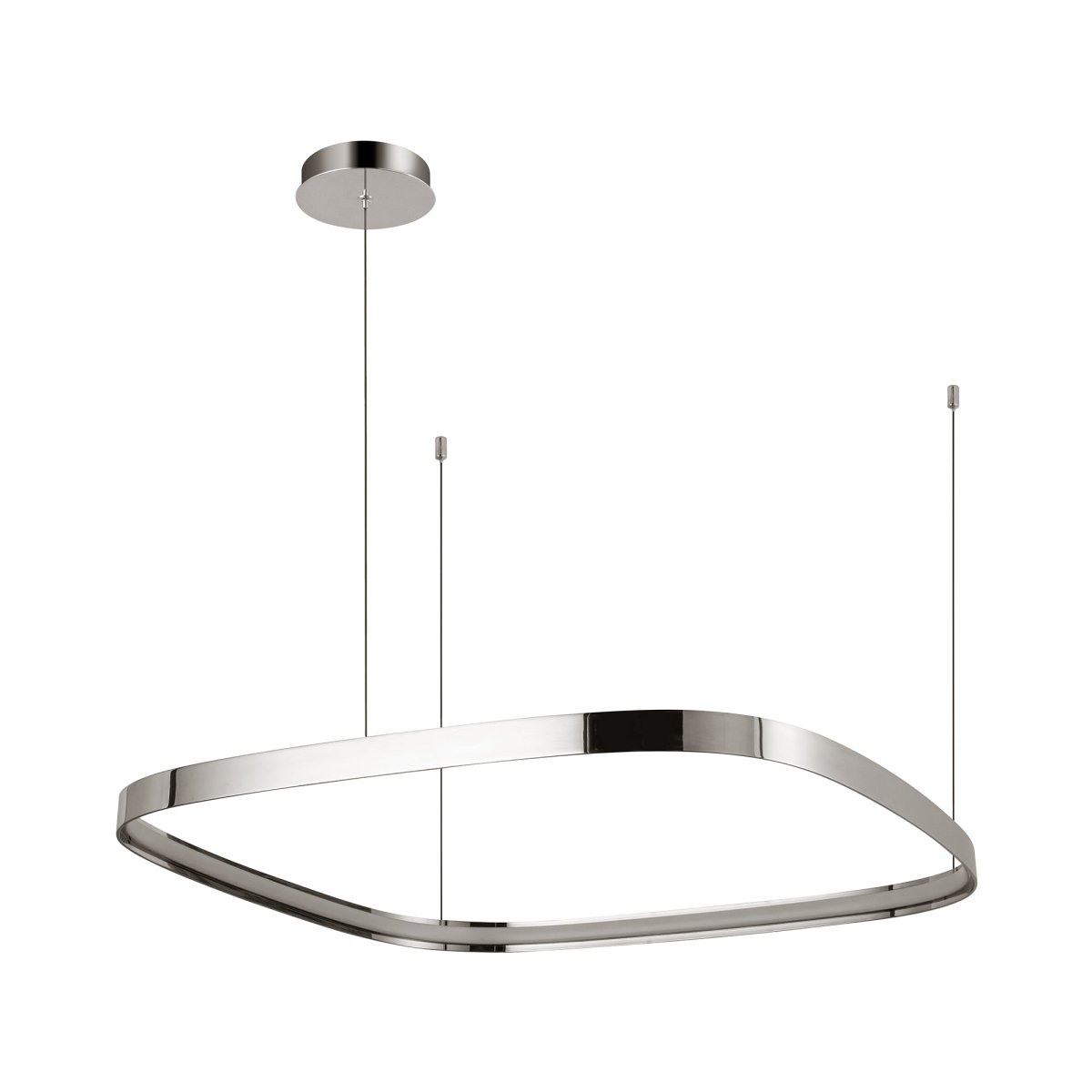 Suspension Yukon - Nickel poli 31 1/2" by Kuzco Lighting | Luminaires & cie