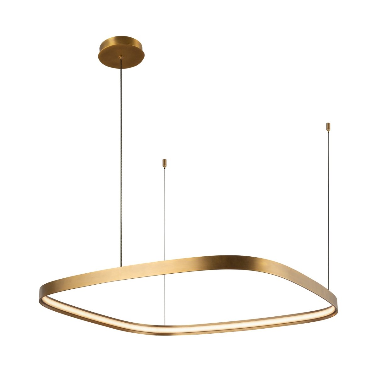 Suspension Yukon - Laiton vintage 31 1/2" by Kuzco Lighting | Luminaires & cie