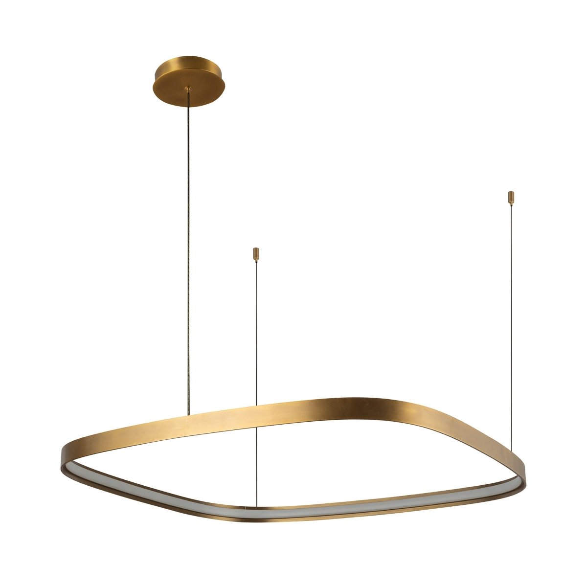 Suspension Yukon - Laiton vintage 31 1/2" by Kuzco Lighting | Luminaires & cie