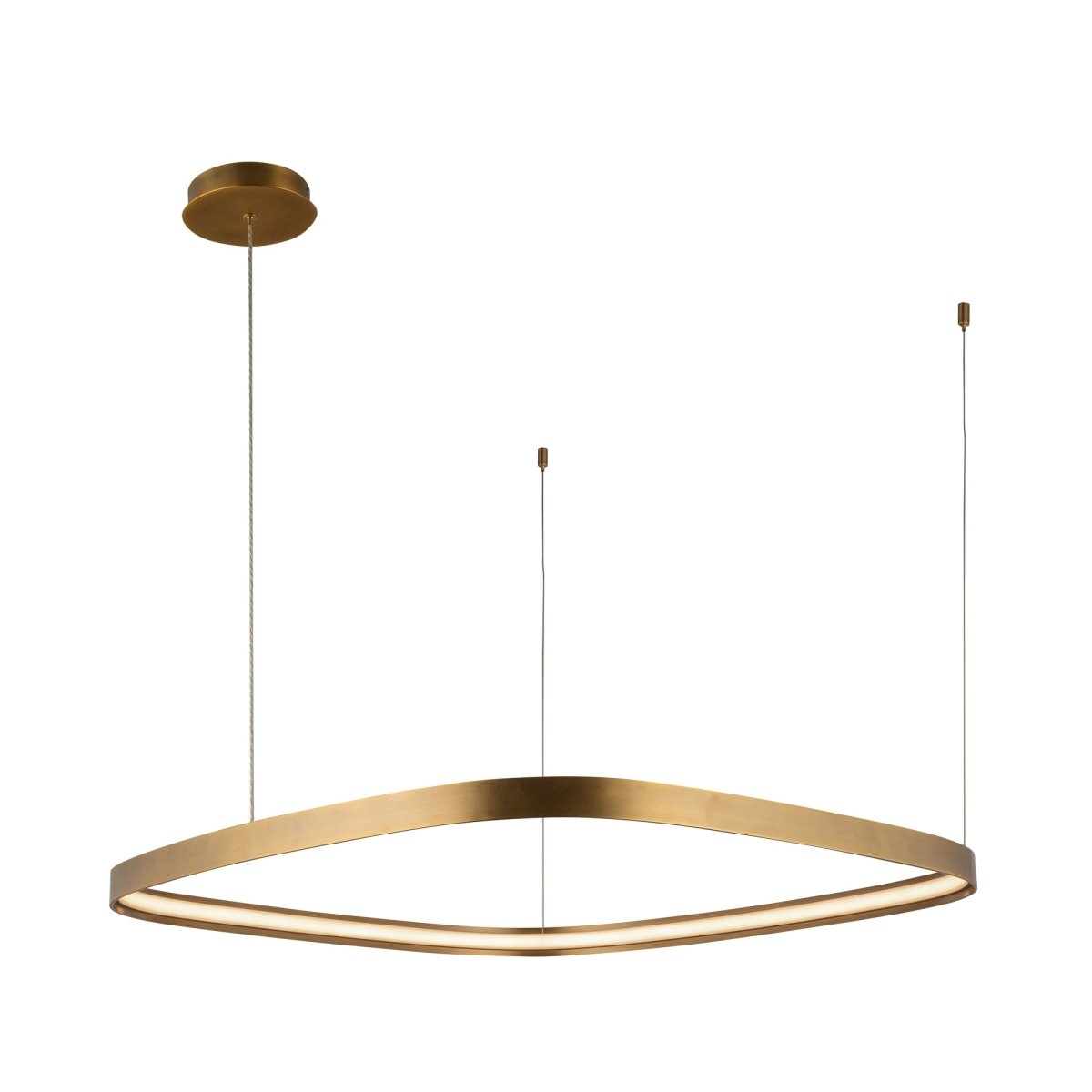 Suspension Yukon - Laiton vintage 31 1/2" by Kuzco Lighting | Luminaires & cie