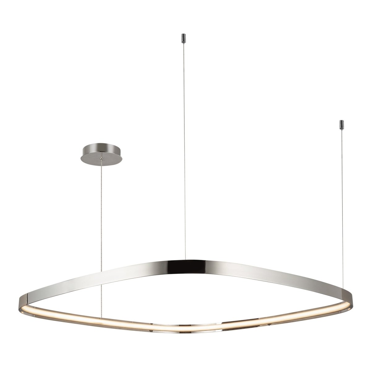 Suspension Yukon - Nickel poli 39 1/4" by Kuzco Lighting | Luminaires & cie