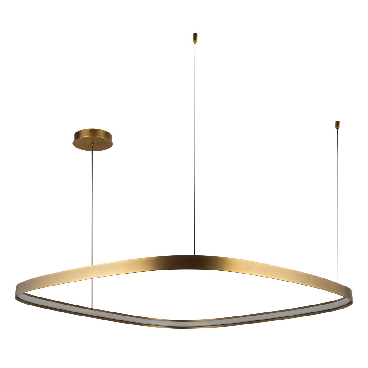 Suspension Yukon - Laiton vintage 39 1/4" by Kuzco Lighting | Luminaires & cie