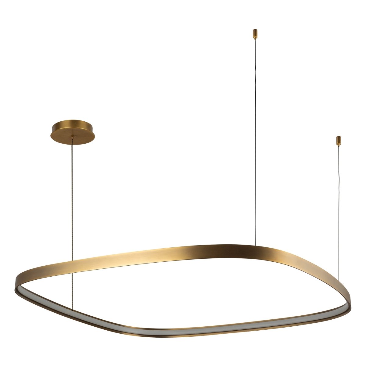 Suspension Yukon - Laiton vintage 39 1/4" by Kuzco Lighting | Luminaires & cie