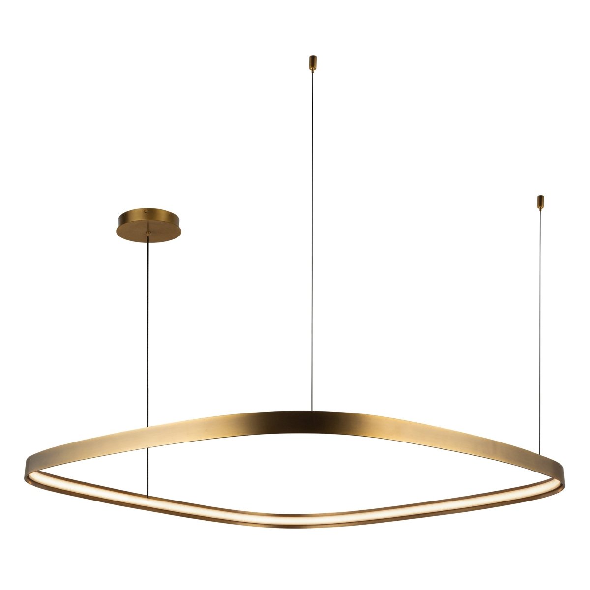 Suspension Yukon - Laiton vintage 39 1/4" by Kuzco Lighting | Luminaires & cie