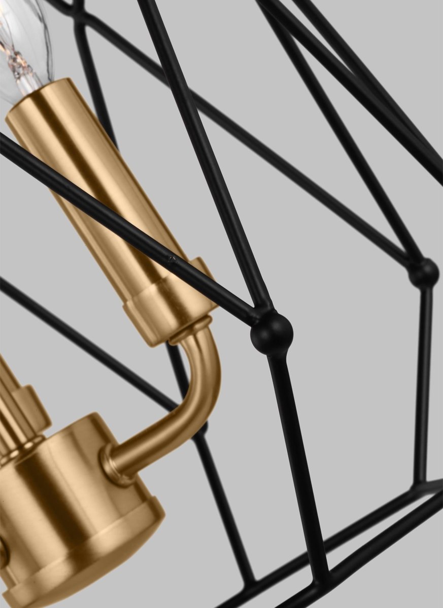 Suspension Zarra - Laiton satiné 12" Ampoules non - incluses by Visual Comfort Studio | Luminaires & cie