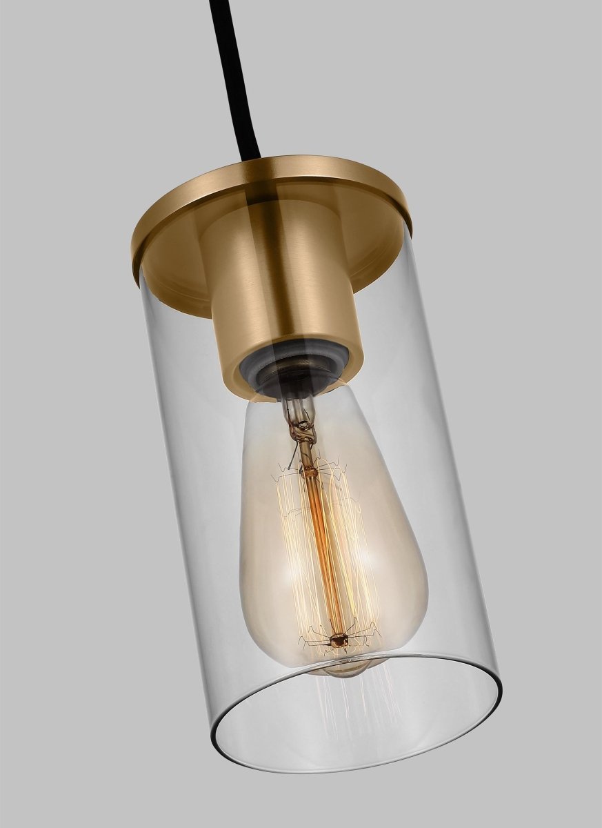 Suspension Zire - Laiton satiné 4" by Visual Comfort Studio | Luminaires & cie