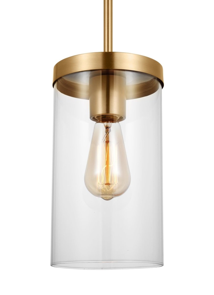 Suspension Zire - Laiton satiné 6" by Visual Comfort Studio | Luminaires & cie