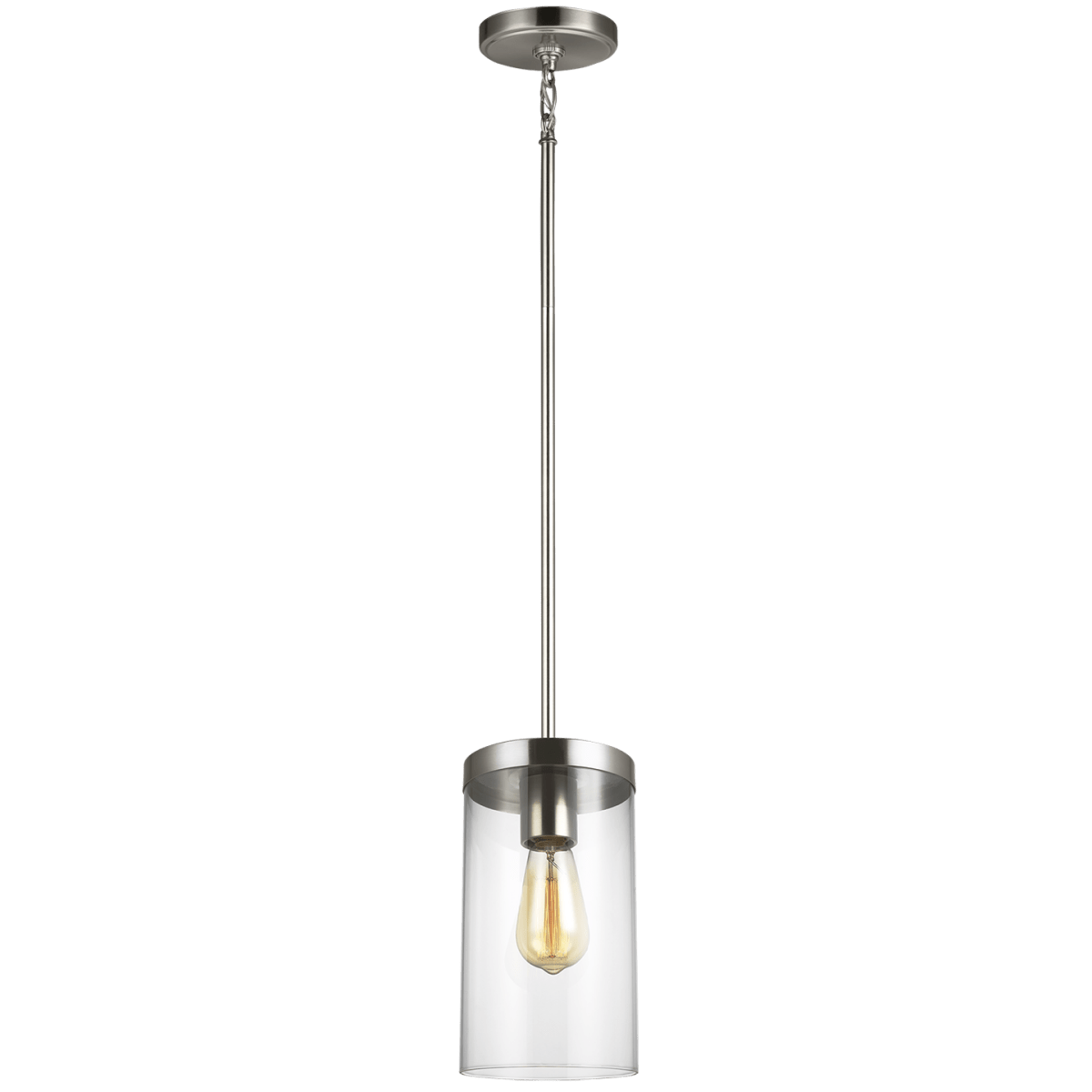 Suspension Zire - Nickel brossé 6" by Visual Comfort Studio | Luminaires & cie