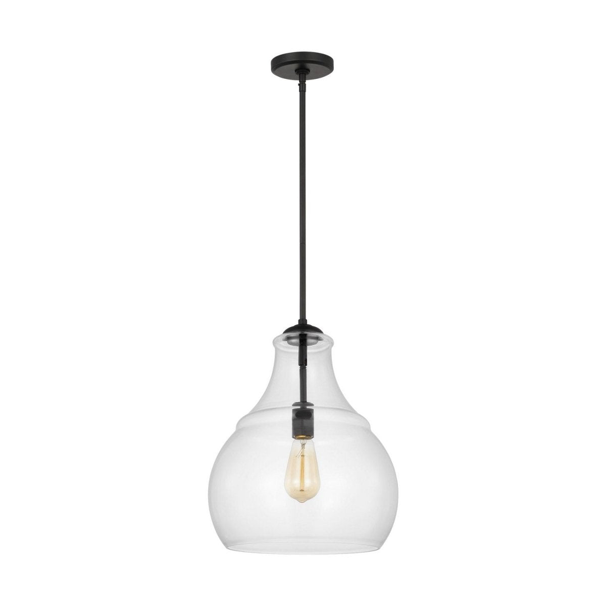 Suspension Zola - Nickel satiné by Visual Comfort Studio | Luminaires & cie