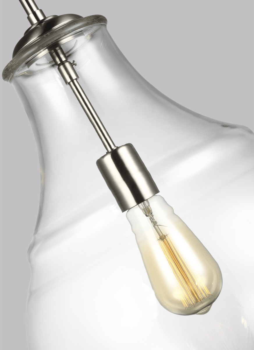 Suspension Zola - Nickel en satin by Visual Comfort Studio | Luminaires & cie