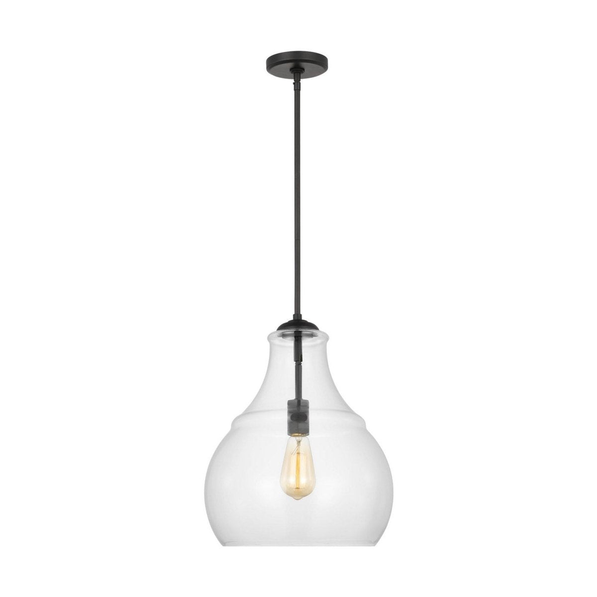 Suspension Zola - Nickel satiné by Visual Comfort Studio | Luminaires & cie