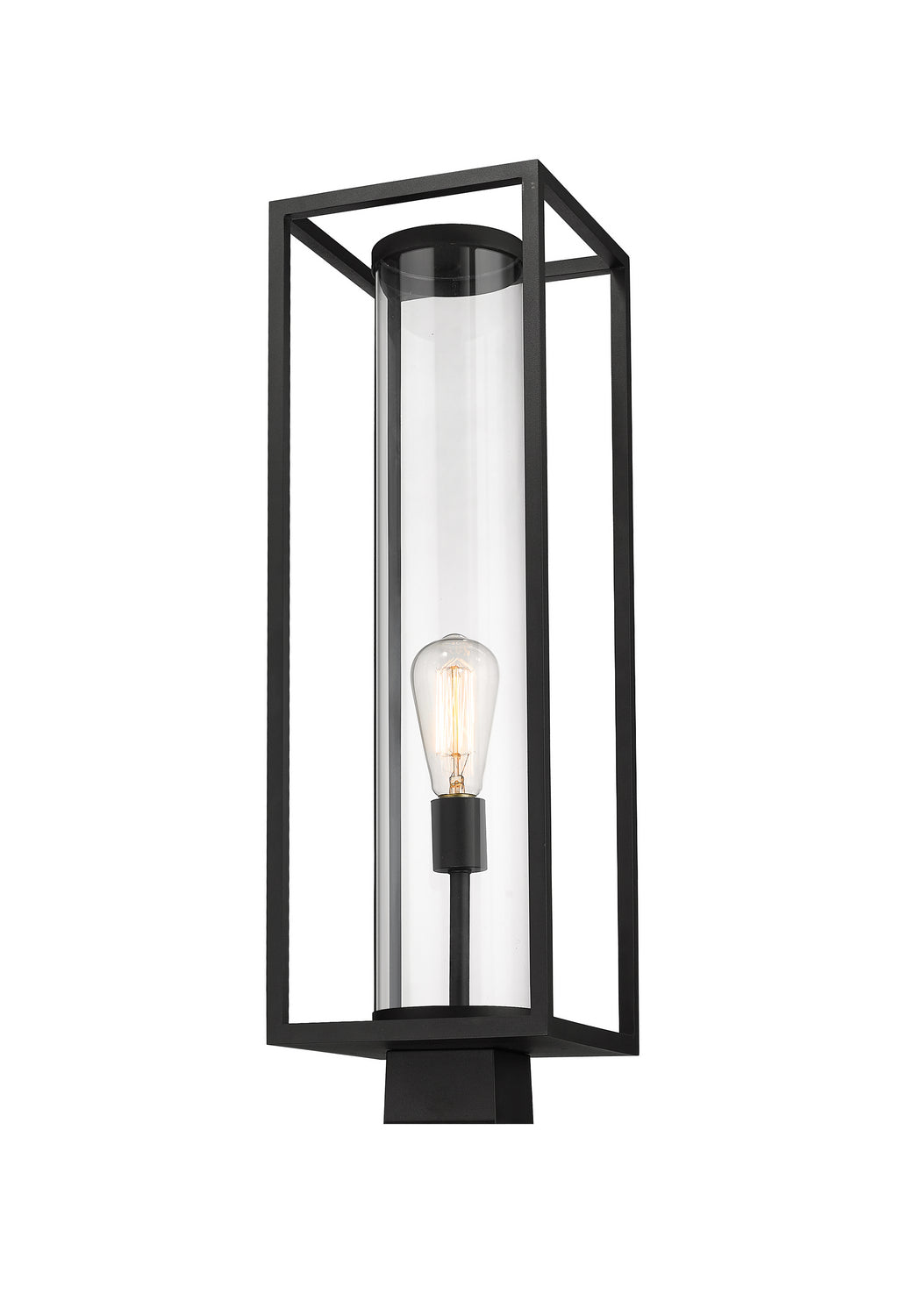 Tête de pôteau extérieure Dunbroch Noir, 26 1/4" – Z-Lite