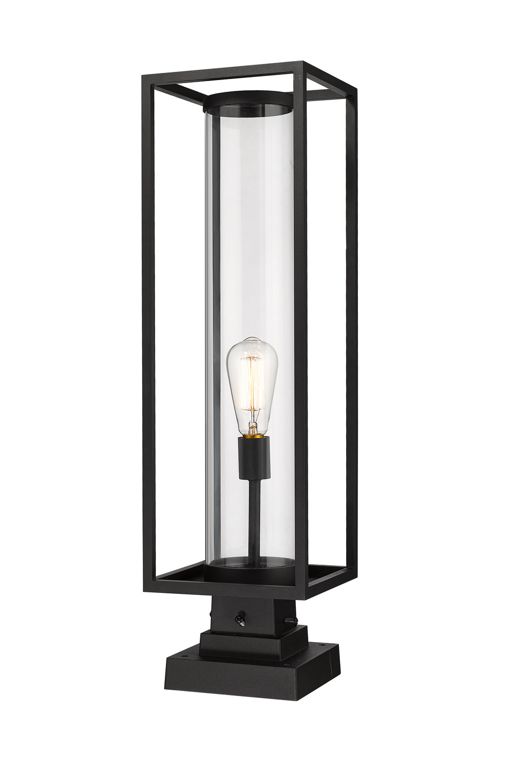 Tête de pôteau extérieure Dunbroch Noir, 28 3/4" – Z-Lite