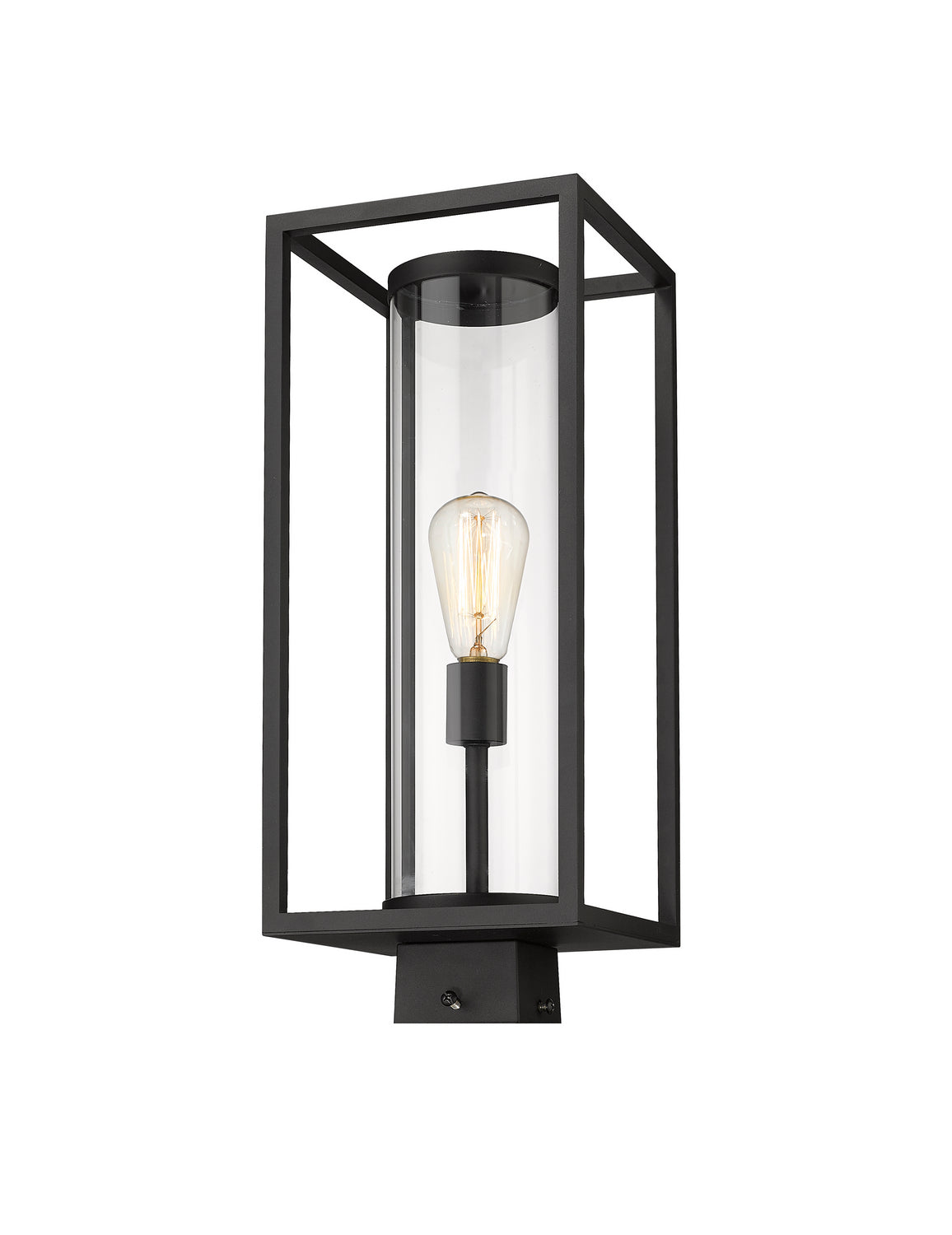 Tête de pôteau extérieure Dunbroch Noir, 20 1/4" – Z-Lite