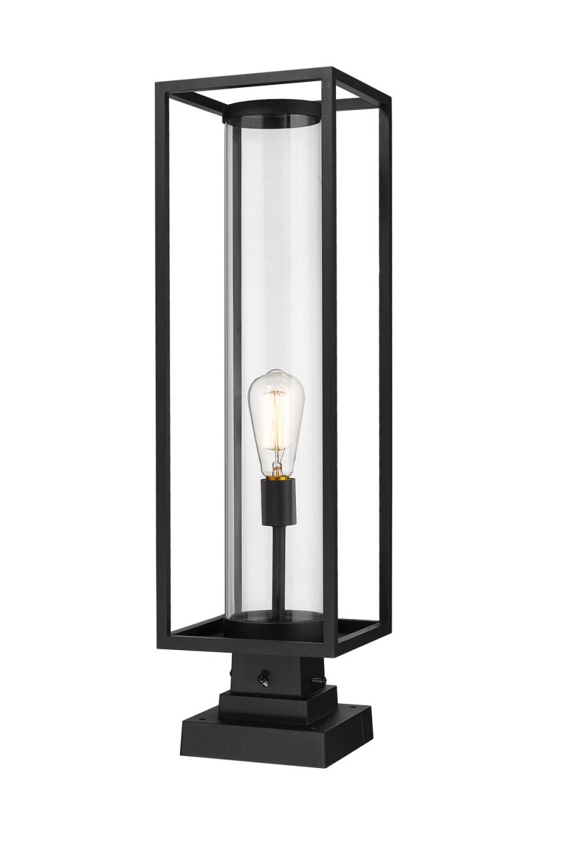 Tête de pôteau extérieure Dunbroch - Noir 28 3/4" by Z-Lite | Luminaires & cie