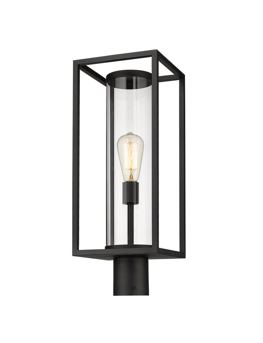 Tête de pôteau extérieure Dunbroch - Noir 21 3/4" by Z-Lite | Luminaires & cie