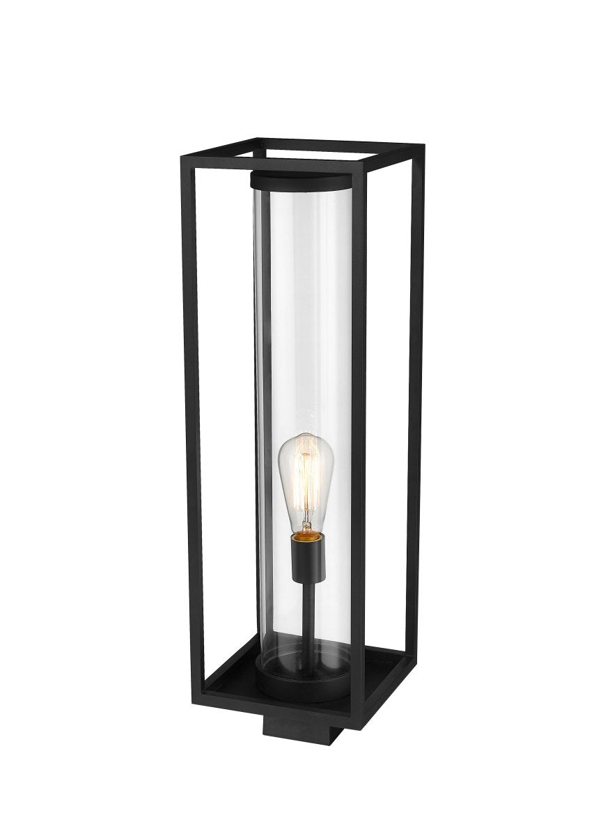 Tête de pôteau extérieure Dunbroch - Bronze foncé + Laiton extérieur 20 1/4" by Z-Lite | Luminaires & cie