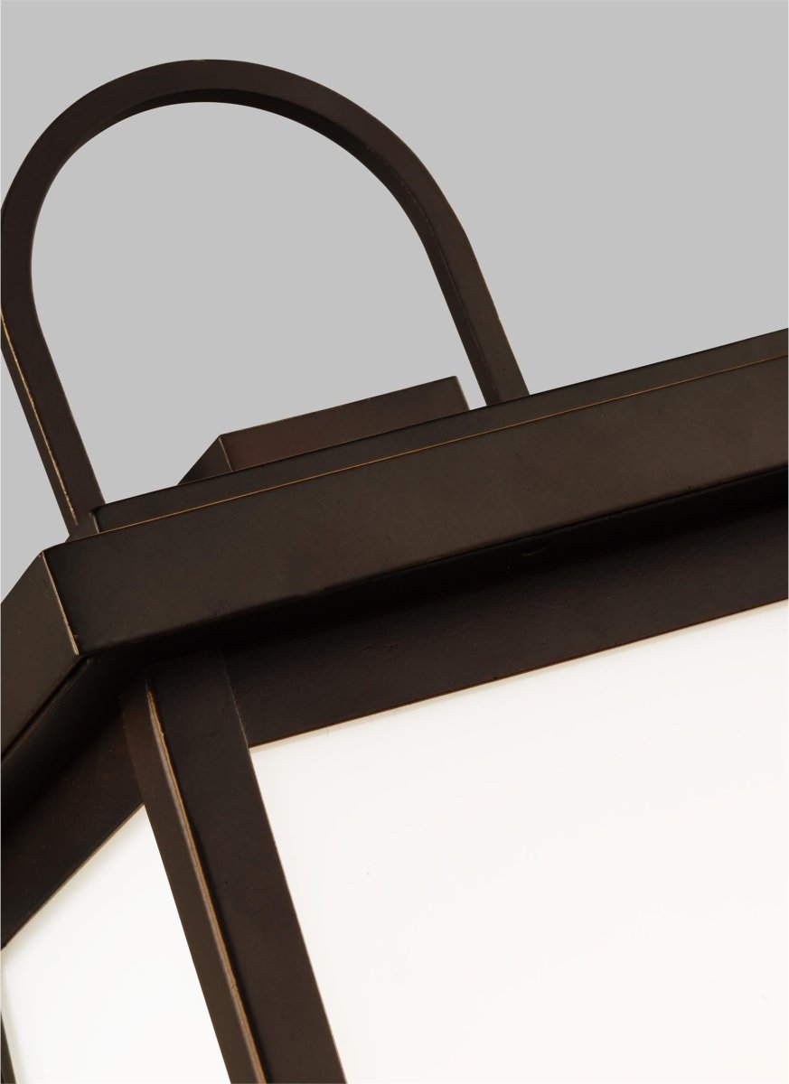 Tête de poteau extérieure Founders - Bronze antique Ampoules DEL incluses by Visual Comfort Studio | Luminaires & cie