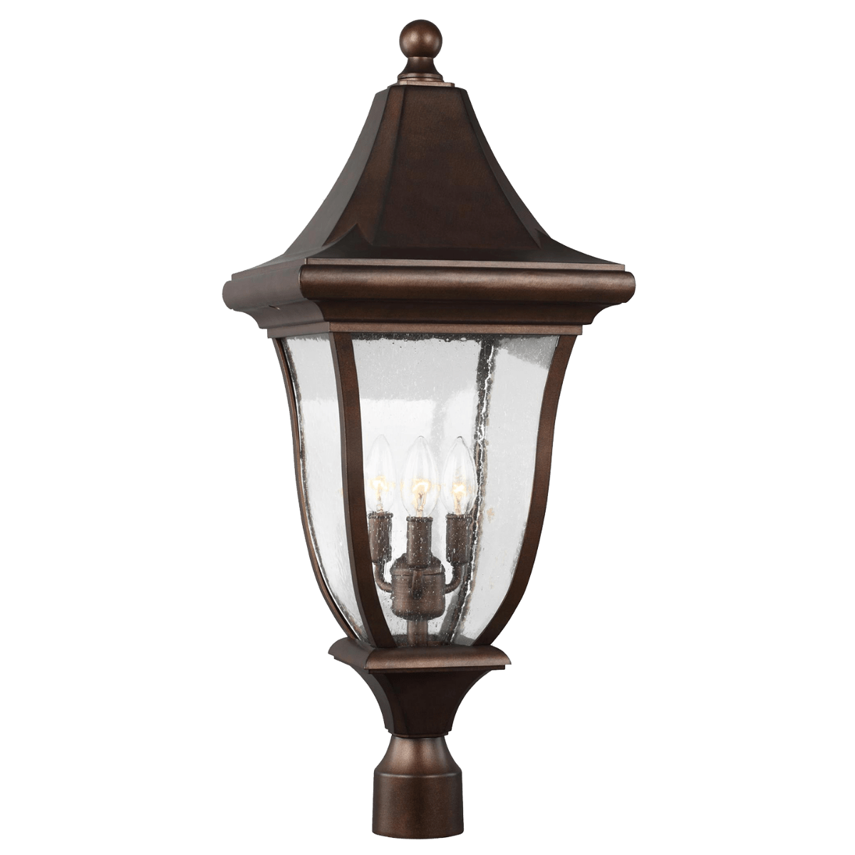 Tête de poteau extérieure Oakmont - by Visual Comfort Studio | Luminaires & cie