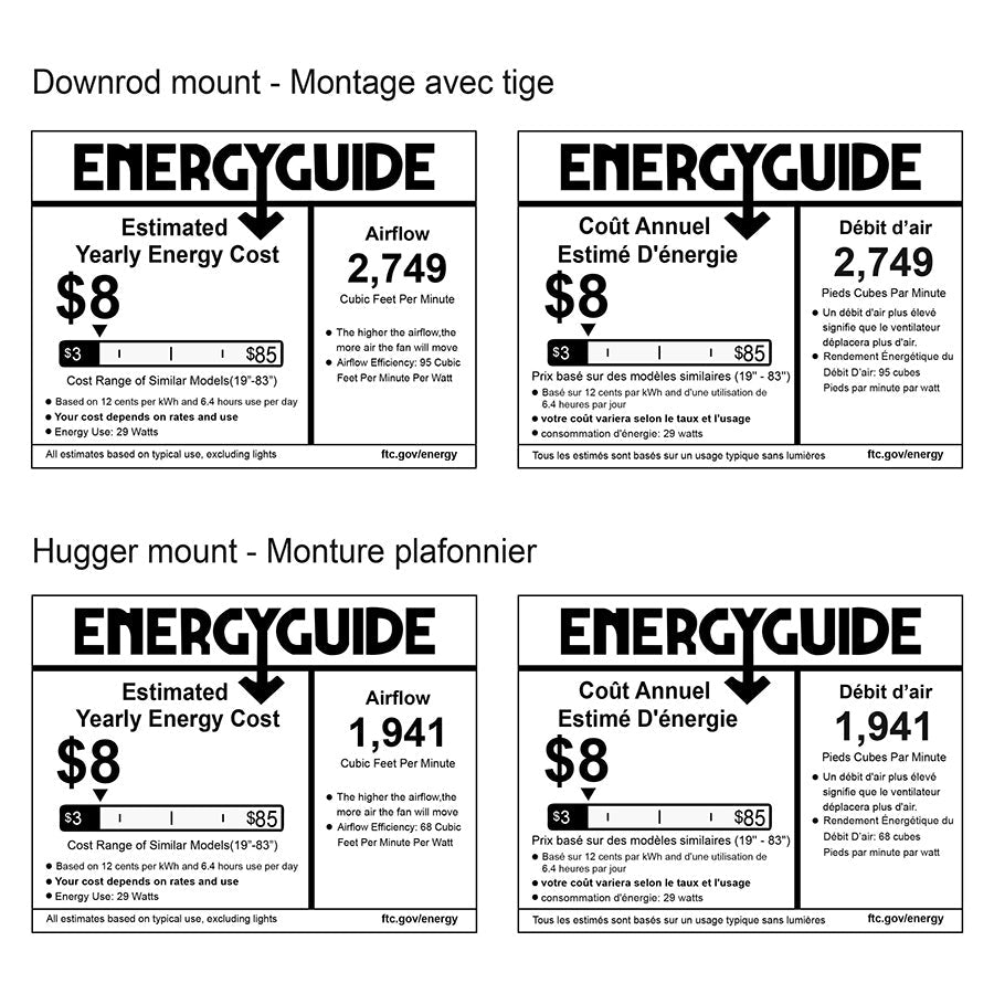 Ventilateur Calibre - Noir mat by Canarm | Luminaires & cie
