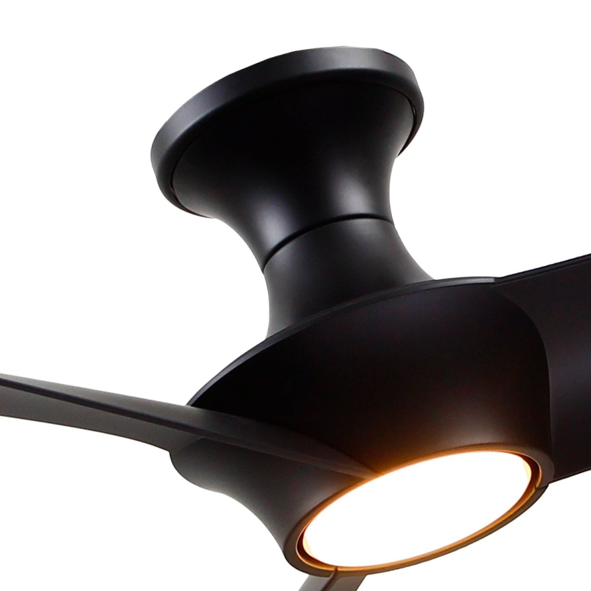 Ventilateur Emiko - H - Noir mat by Alora Lighting | Luminaires & cie