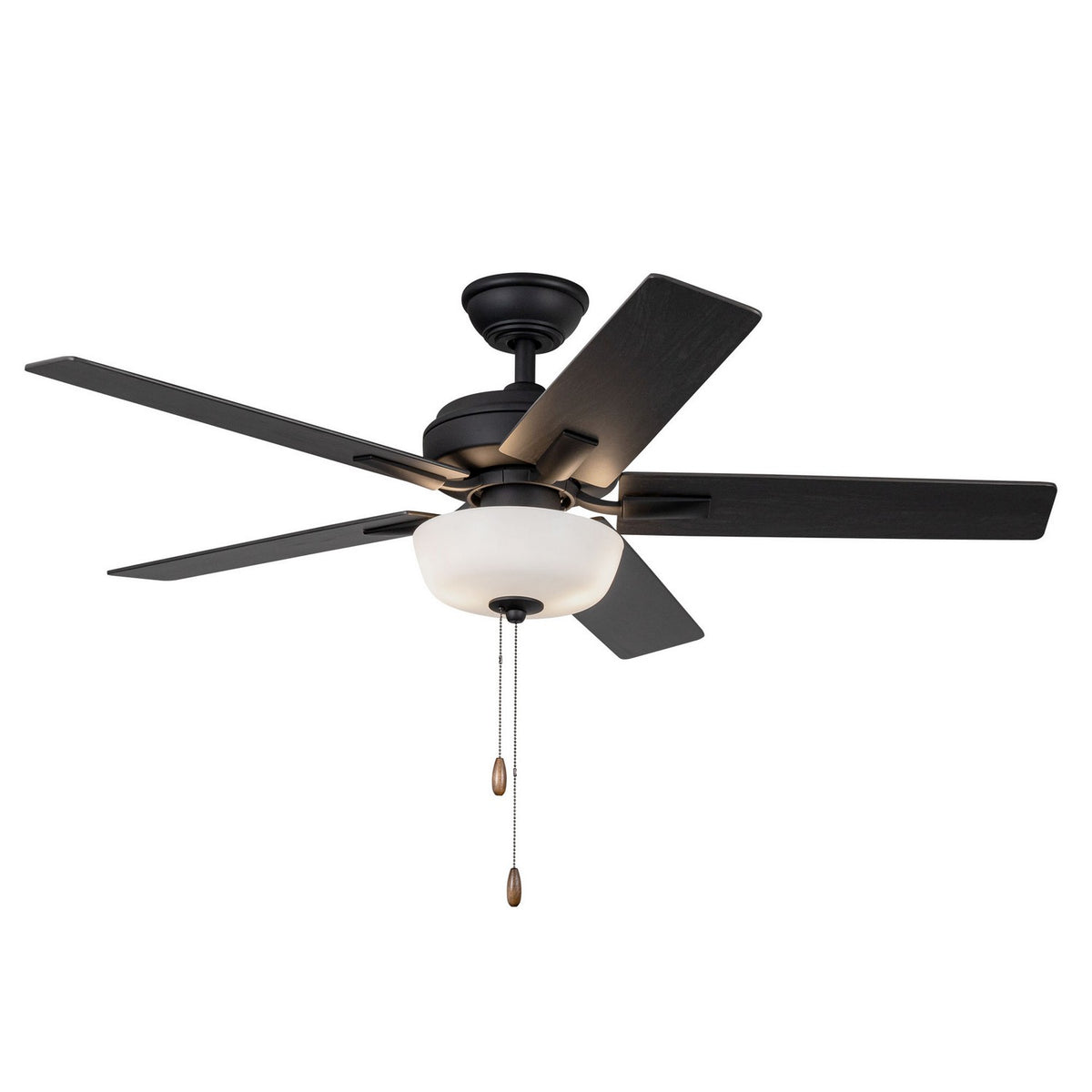 Ventilateur de plafond Erikson Ensemble luminaire avec chaînette, Noir – Kuzco Lighting
