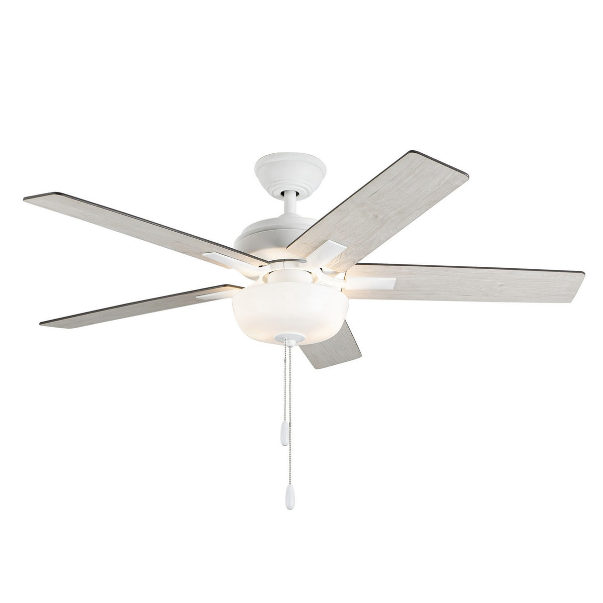 Ventilateur de plafond Erikson Ensemble luminaire avec chaînette, Blanc – vue 2