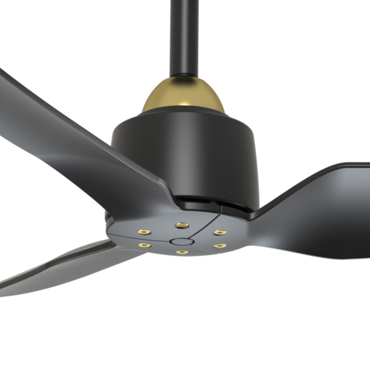 Ventilateur Hugo - Or brossé / noir mat 42 3/8" by Kuzco Lighting | Luminaires & cie