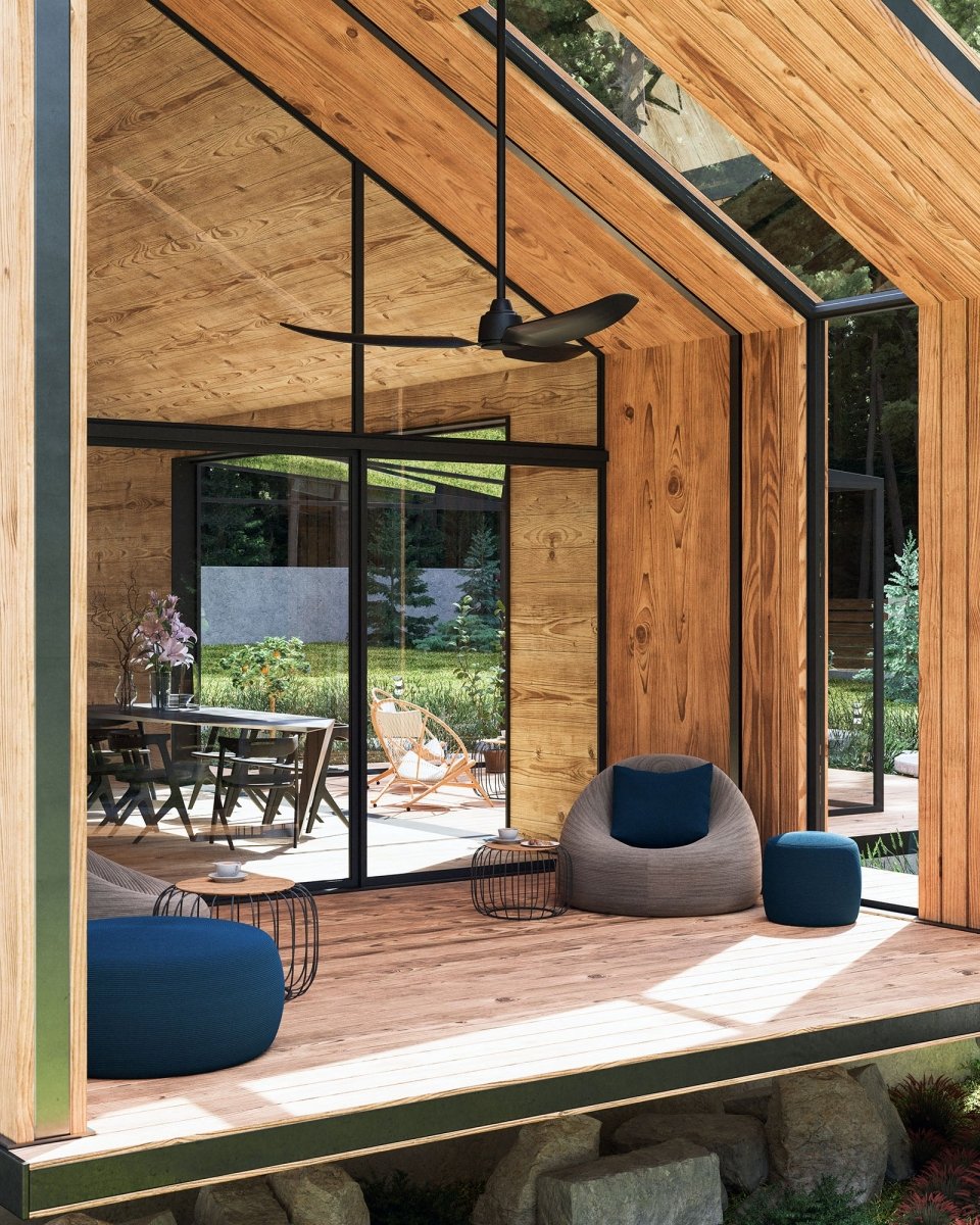 Ventilateur Hugo - Noir mat 52" by Kuzco Lighting | Luminaires & cie