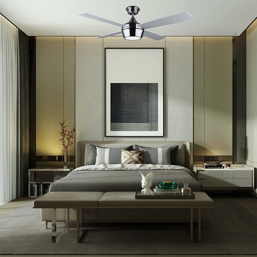 Ventilateur Judson - Nickel brossé by Canarm | Luminaires & cie