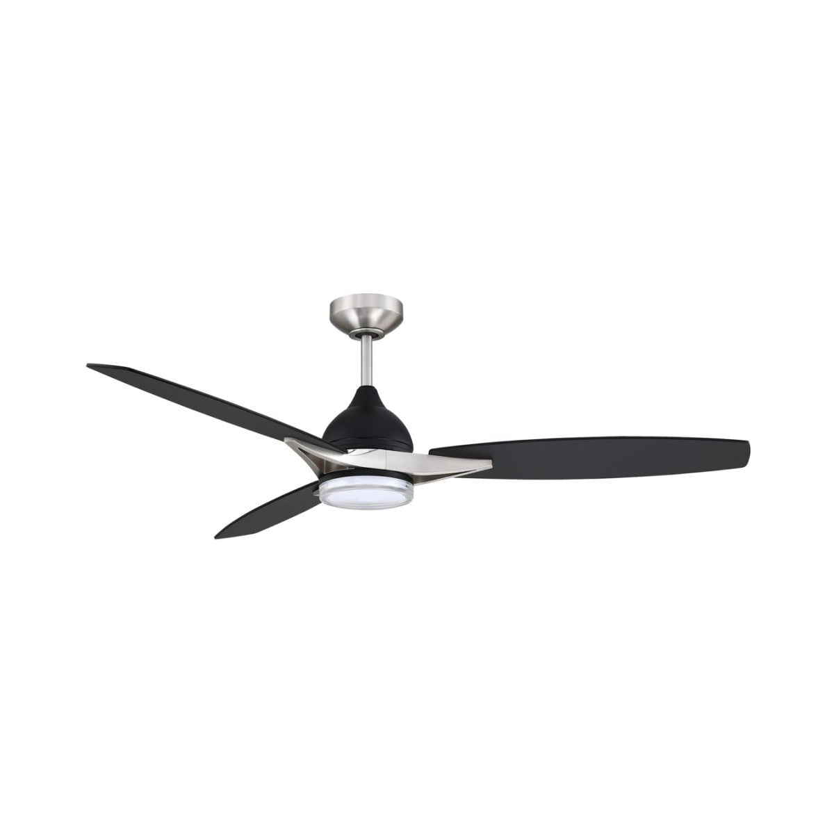 Ventilateur Novum - Nickel noir et satiné by Kendal | Luminaires & cie