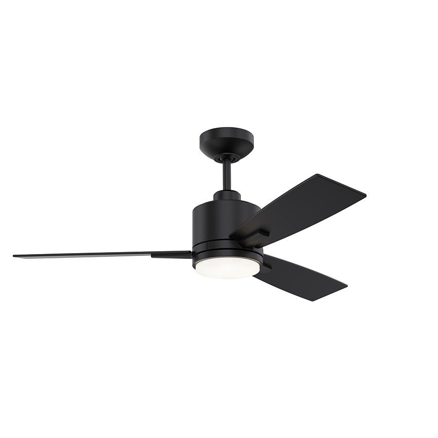 Ventilateur Nuvel - Noir mat 42" by Kendal | Luminaires & cie