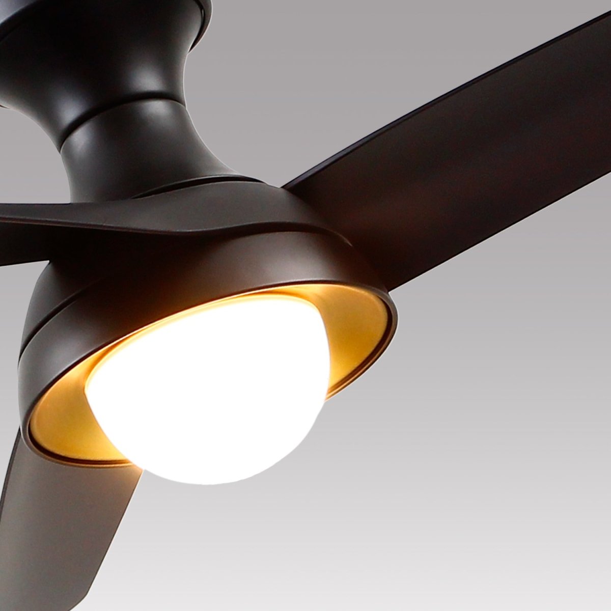 Ventilateur Rubio - H - Noir mat by Alora Lighting | Luminaires & cie