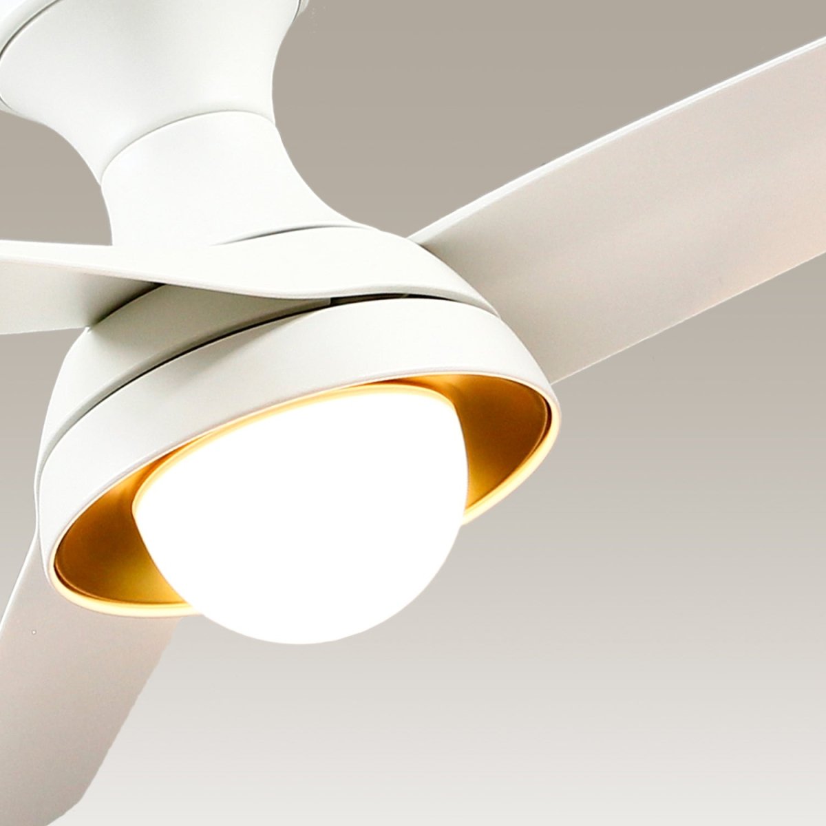 Ventilateur Rubio - H - Blanc by Alora Lighting | Luminaires & cie