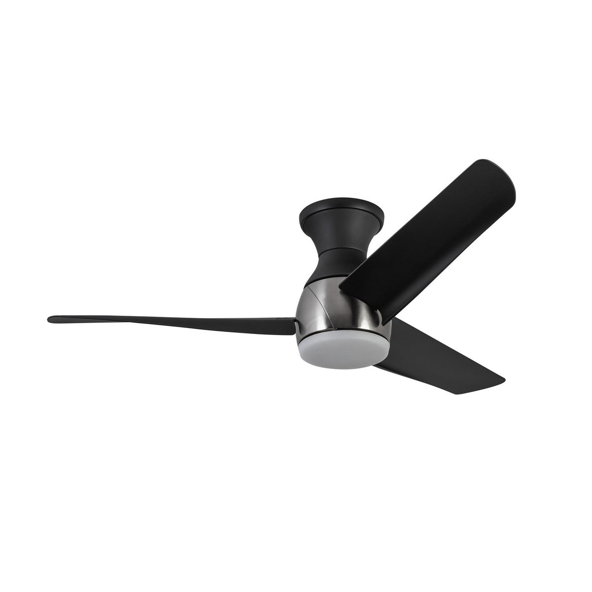 Ventilateur de plafond Thalia Nickel brossé / Noir, 14 1/8" – vue 6