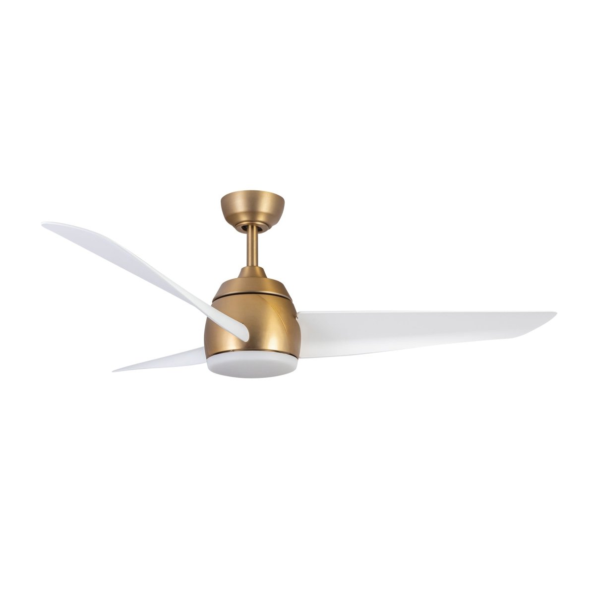 Ventilateur Thalia - Or brossé / blanc mat 16 1/8" by Kuzco Lighting | Luminaires & cie