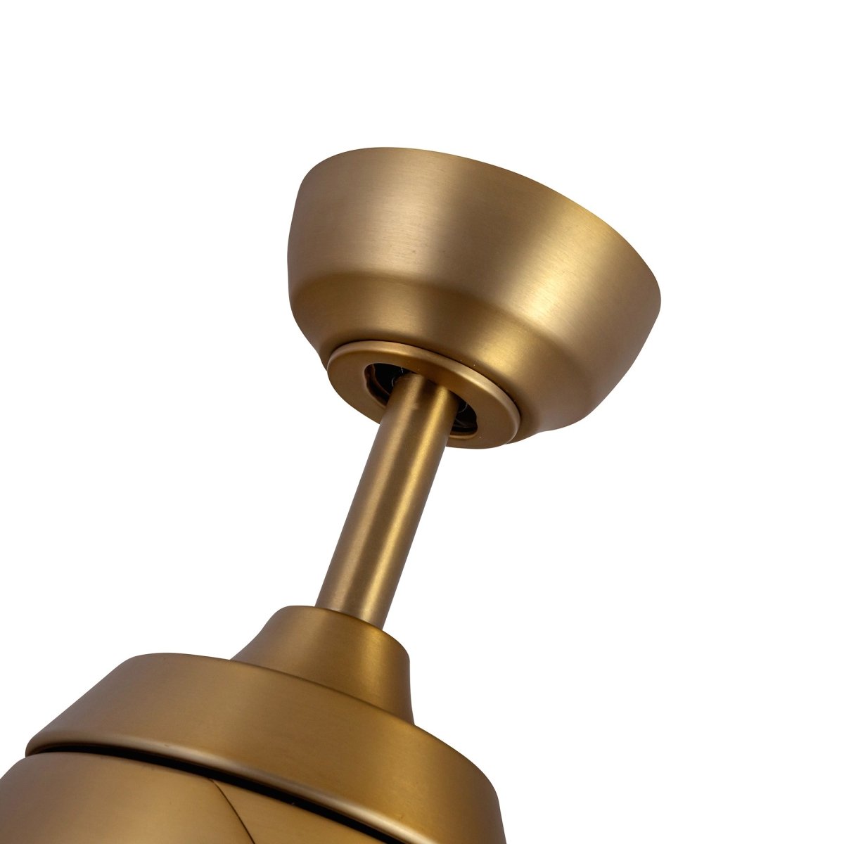 Ventilateur Thalia - Or brossé / blanc mat 16 1/8" by Kuzco Lighting | Luminaires & cie