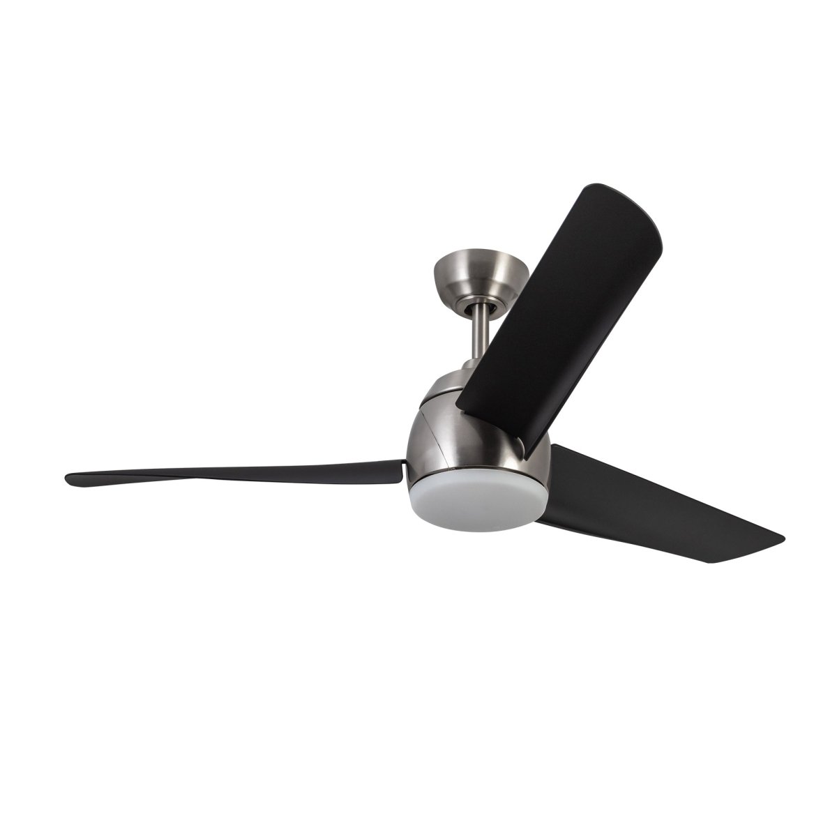 Ventilateur Thalia - Nickel brossé / noir mat 16 1/8" by Kuzco Lighting | Luminaires & cie