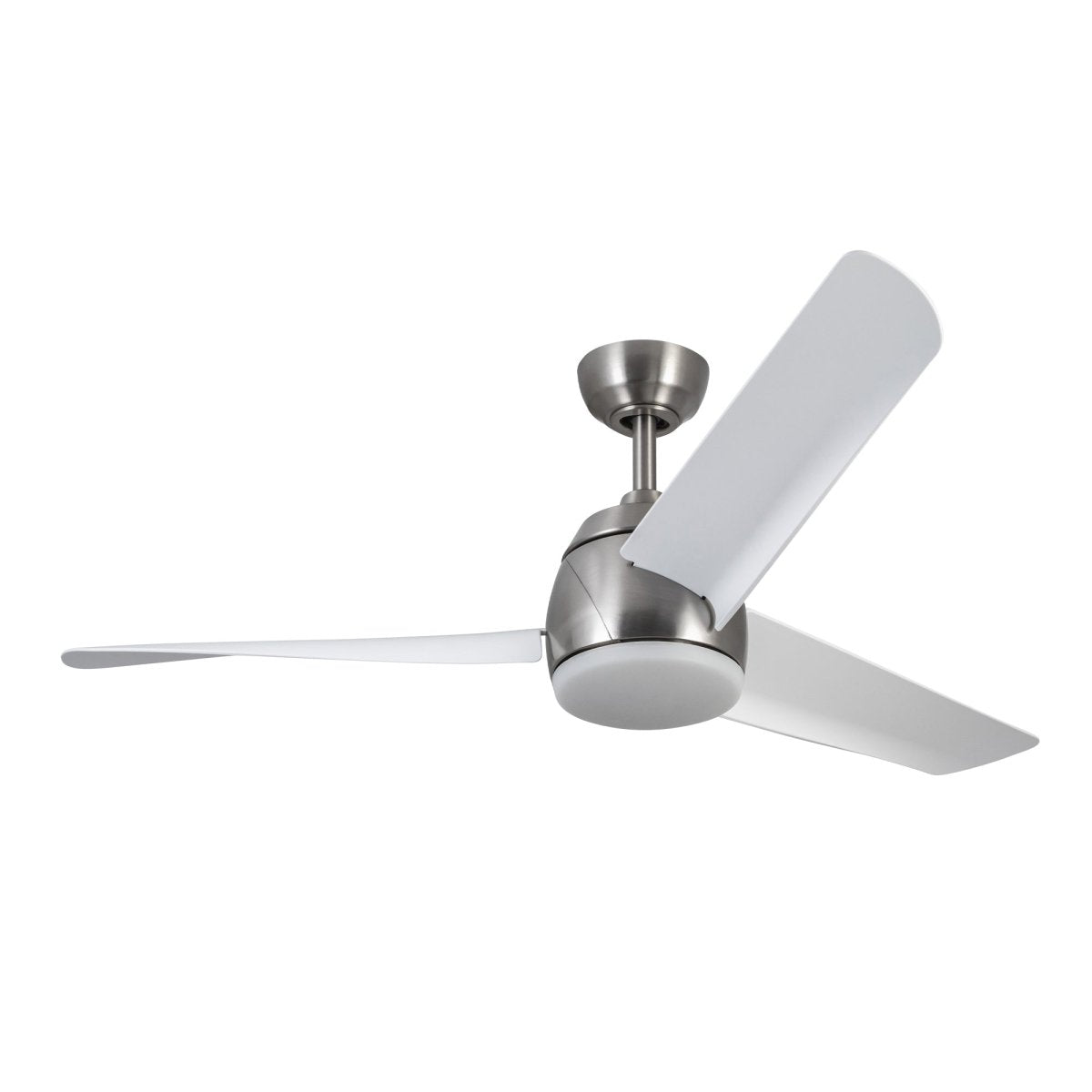 Ventilateur Thalia - Nickel brossé / blanc mat 16 1/8" by Kuzco Lighting | Luminaires & cie
