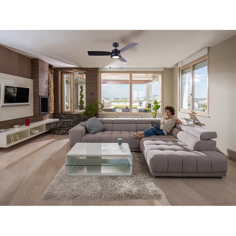 Ventilateur Wallis - Nickel brossé by Canarm | Luminaires & cie