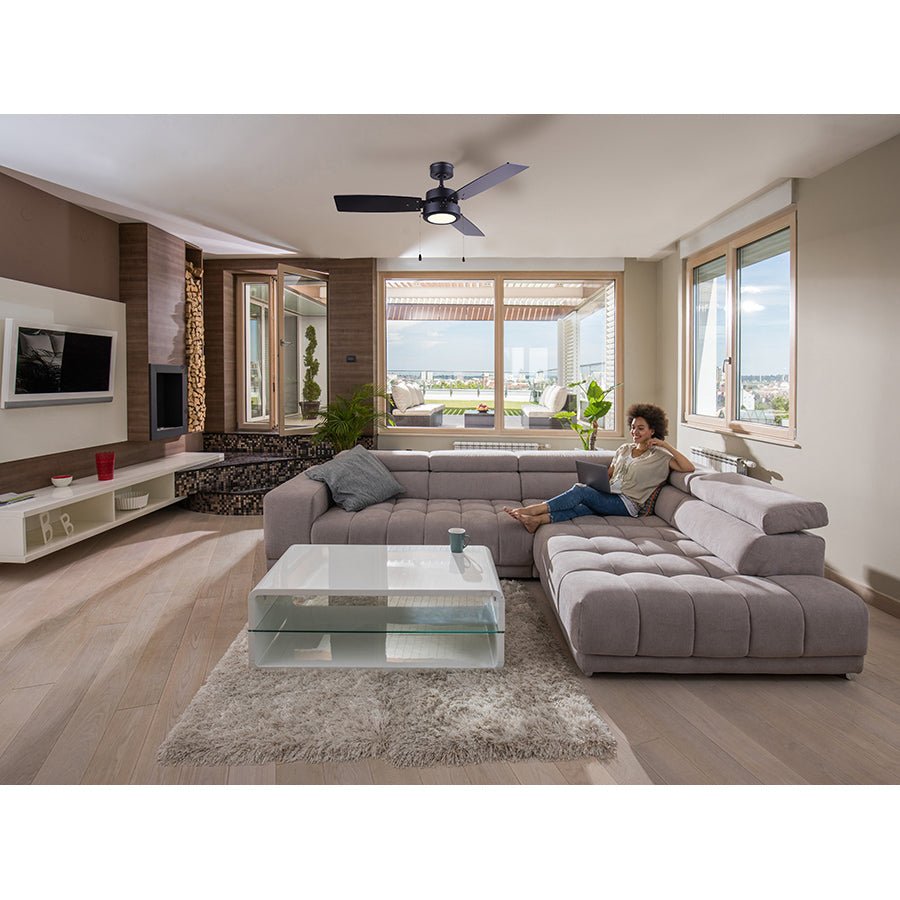 Ventilateur Wallis - Nickel brossé by Canarm | Luminaires & cie