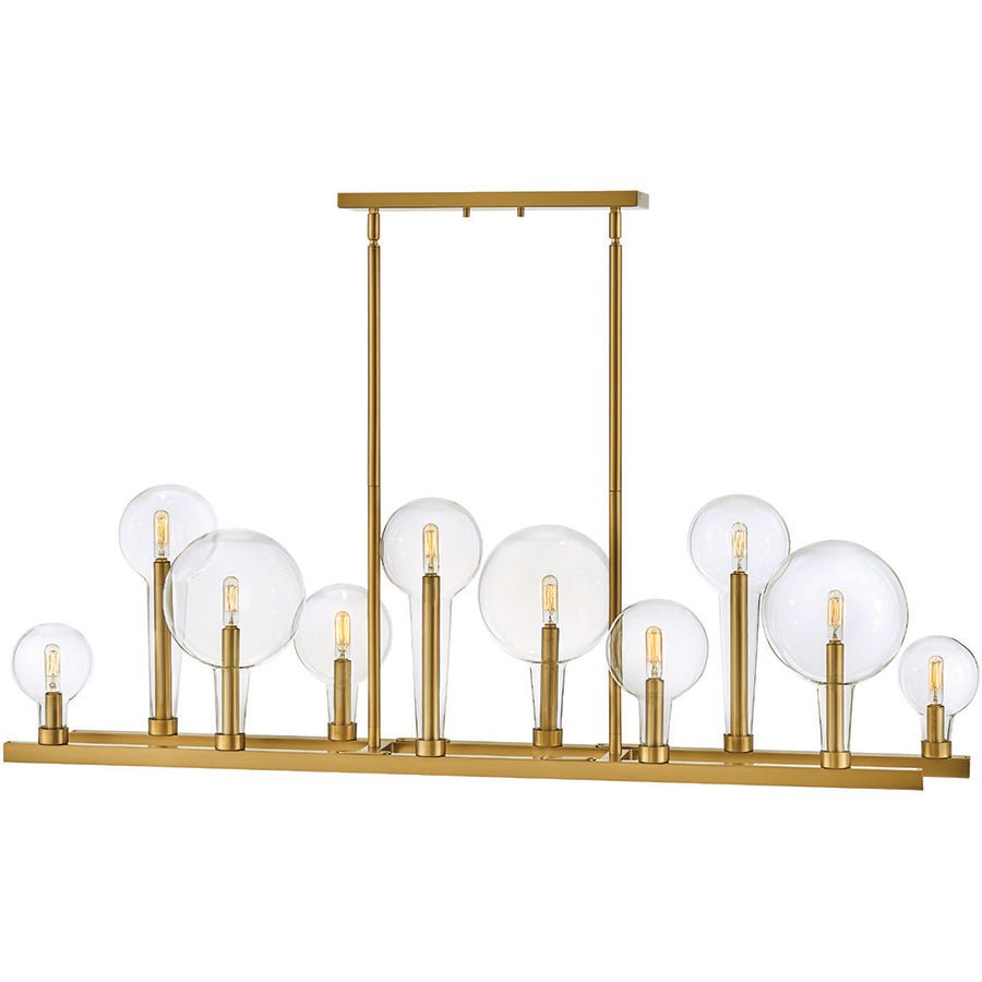 Chandelier linéaire Alchemy - Laiton by Hinkley | Luminaires & cie