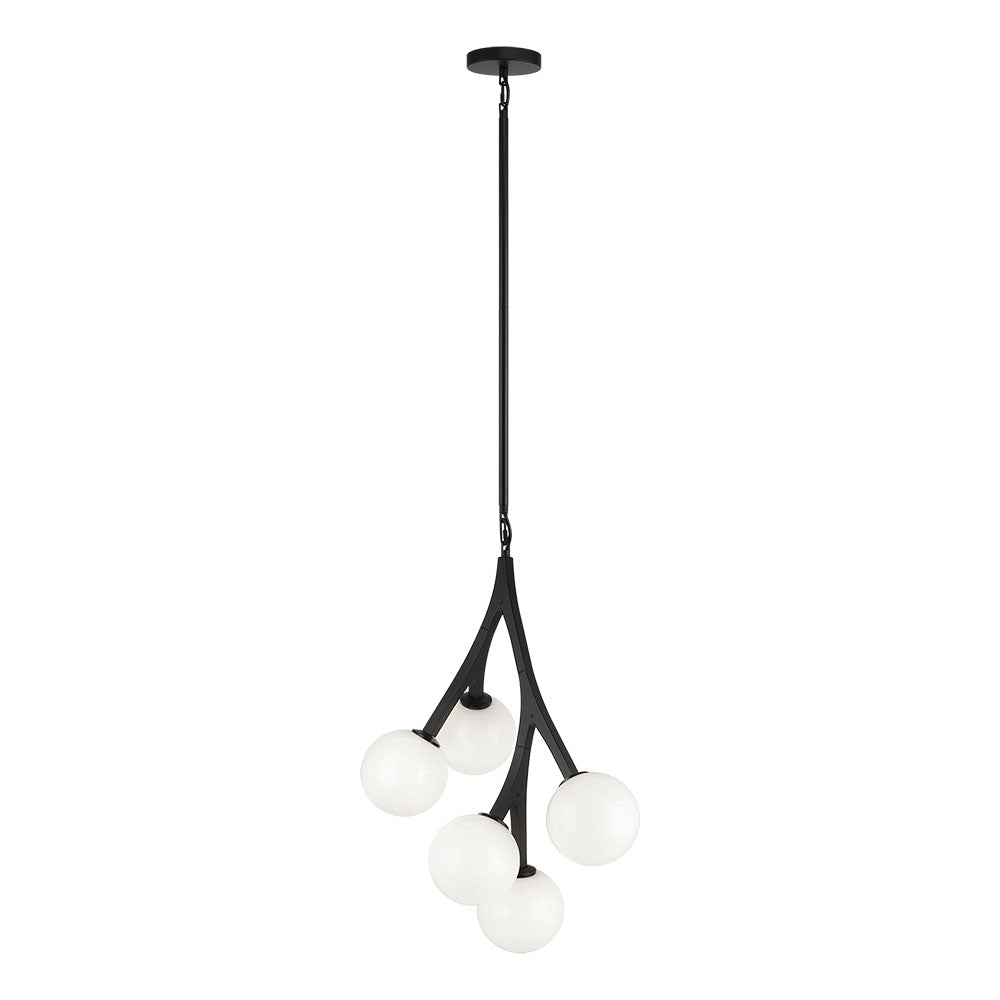 Chandelier Rami - Noir 18" x 24" by Matteo Lighting | Luminaires & cie