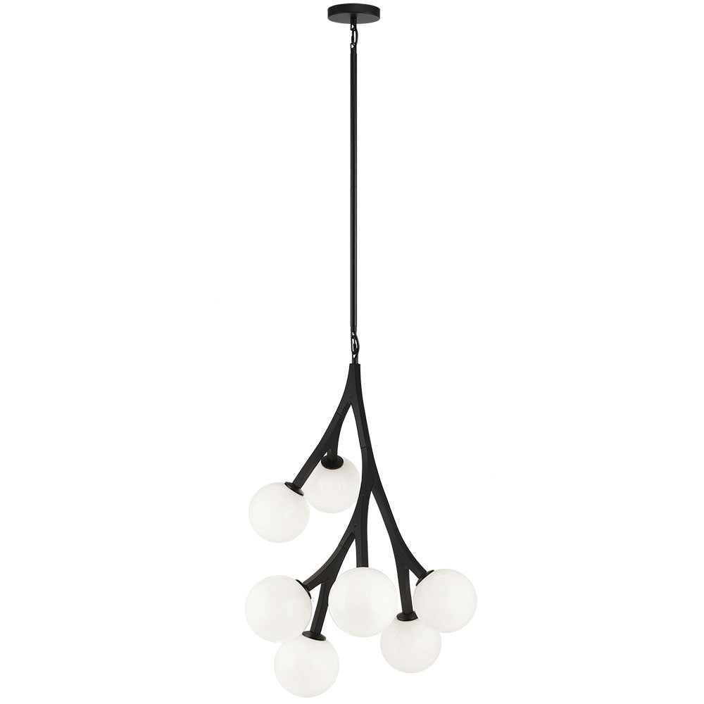 Chandelier Rami - Noir 20" x 28" by Matteo Lighting | Luminaires & cie