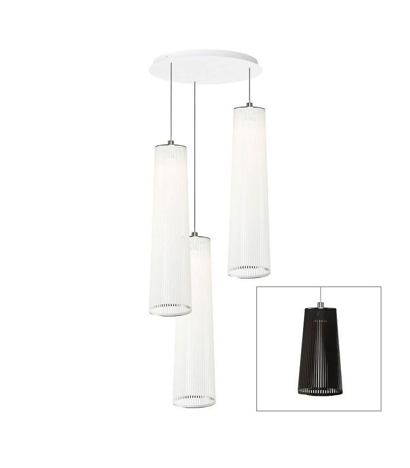 Chandelier Solis - Noir 48 pouces 3 by Pablo Designs | Luminaires & cie
